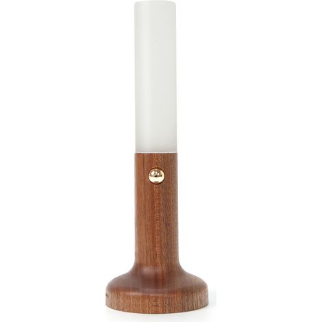 Motion Sensor Night Light, Rechargeable Magnetic Wall Sconce with Wooden Base, 3000K Warm Indoor Lighting,Beechwood,Sapele wood (1/5)