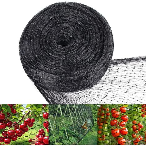 Red de protección para aves de 4 m x 6 m, red de malla fina para jardín, red para estanques, red para aves de corral, resistente y duradera, reutilizable, para árboles frutales, hortalizas y estanques (1/5)