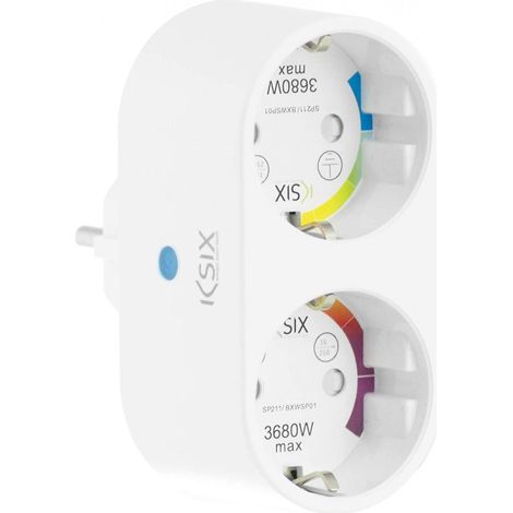 Enchufe Inteligente Ksix Energy Duo BXWSP211 Blanco