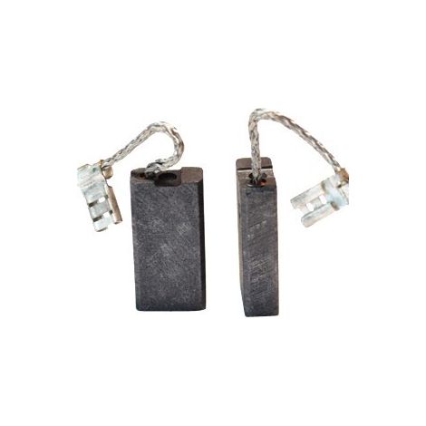 Juego de 2 carbones adaptables para Bosch. Dimensiones: 6,3 x 12,5 x 25 mm.
