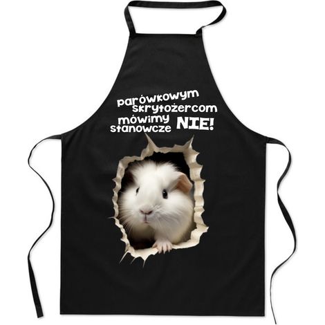 Grembiule da cucina in cotone nero con stampa divertente per regalo barbecue (1/4)