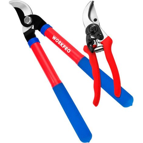 WORKPRO Ergonomische Gartenschere – 200 mm und 380 mm – 21571
