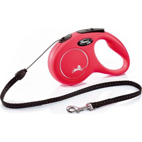 Laisse New Classic S Cord 5 m red Flexi CL10C5-251-R-20