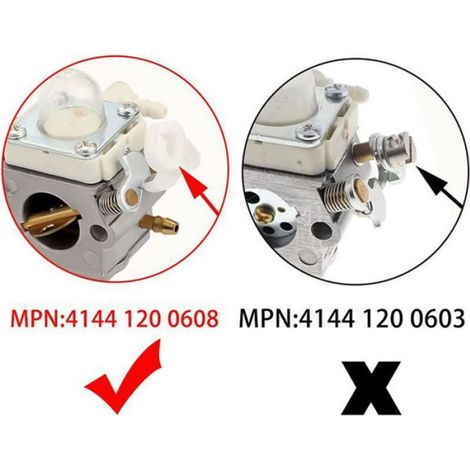 Carburateur - C1M-S267A - Compatible Stihl FS40 FS50 FS50C FS56 FS70C FC56 KN56RC KM56 KM56C FC70 FC70C - Pièce de rechange (1/5)