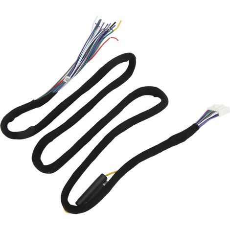 Kit câblage autoradio HIFI 12V 15A stable, transmetteur données universel pour amplificateur DSP voiture, connecteur fiable haute fidélité (1/5)
