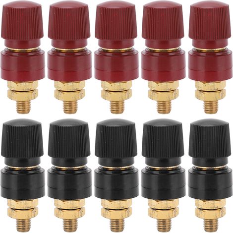 5 paires de douilles banane en cuivre pur M8, belle Transmission, bonne Performance, résistance à la Corrosion, pièces électroniques