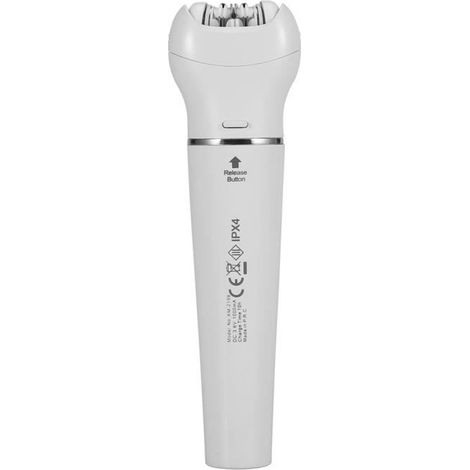 Épilateur facial rechargeable 5 en 1 Kemei - Marque Kemei - Élimine les poils fins - Nettoie les pores - Blanc-AquaForge (1/4)