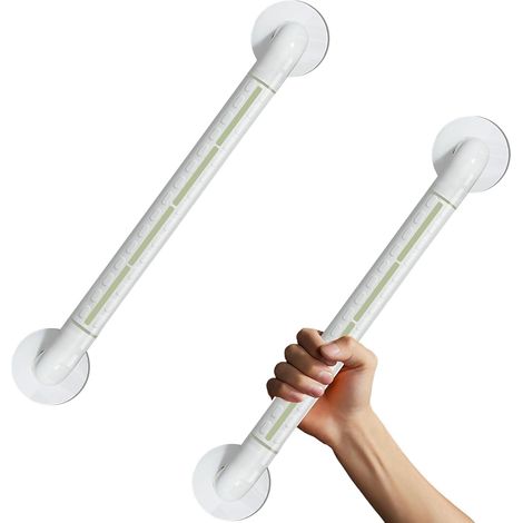 Poignées de sécurité antidérapantes 50 cm, Barre de maintien douche, En acier inoxydable ABS 304, Barre d'Appui pour Personnes Âgées, Pour salle de bain, femmes enceintes, enfants et personnes âgées (1/5)