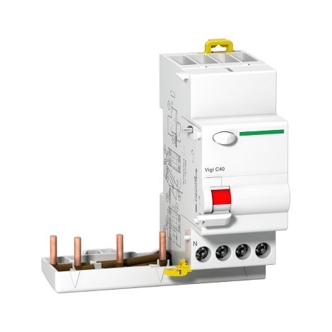 ProDis Vigi DT40 - bloc différentiel 3P+N 25A 30mA instantané type AC 230-415Vca - A9N19442