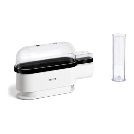 Krups Ovomat EG234115 Trio - Huevera para hasta 3 huevos, incluye vaso medidor de agua con cortador de huevos, soporte para huevos, pitido, sin BPA (1/5)