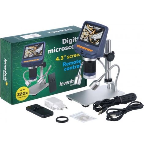 Microscopio Levenhuk DTX RC1 con telecomando (1/5)