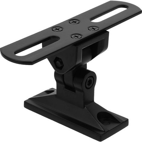 Wandmontierte Lautsprecherhalterung, verstellbare Montagehalterung, Lautsprecherhalterung – 15,00 x 9,00 x 8,30 cm – Schwarz (1/4)