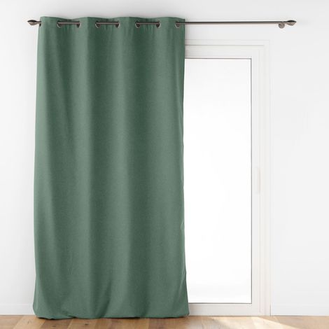 Rideau Isolant Thermique "Jupiter" 140x260cm Vert Cèdre (1/5)