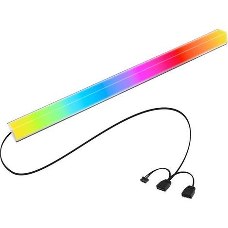 Réveil numérique à double alarme – Volume et luminosité réglables – Écran LED multicolore avec veilleuse – Fonction snooze et sauvegarde de la mémoire – Noir (1/5)