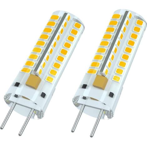 GY6.35 LED Filament Bulb, G6.35 LED 12V, 7W Replacement for 50W Halogen Bulb, Warm White 3000K, 360° Beam Angle, for Furniture Lighting, Non-Dimmable (Pack of 2)