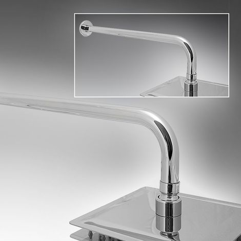 38cm Duschkopfhalterung Regenwald Regendusche Brause Rainshower Kopfbrause Brausekopf Amatur Rund 38cm