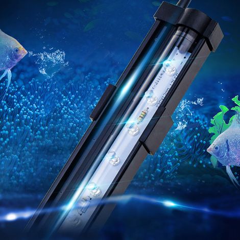 Lampe LED colorée à bulles d'air 100-240 V pour aquarium et plantes aquatiques (1/5)