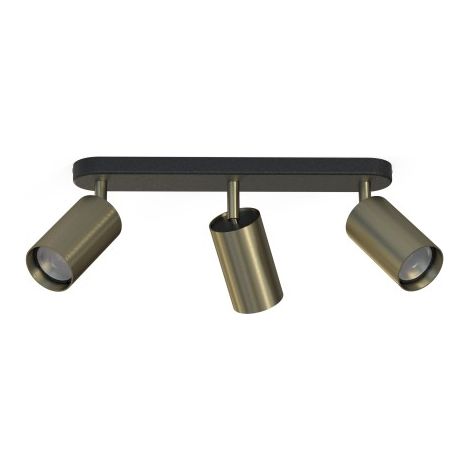 Plafoniera Nowodvorski Eye Spot 3xGU10 nero ottone
