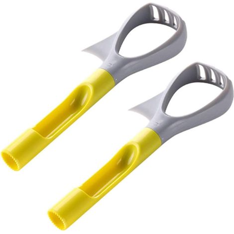 Couteau à Avocat,Avocat Couteau à éplucher,Eplucheur à Avocat,Éplucheur Coupe Avocat 5 en 1 , 2Pcs (1/5)