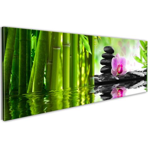 Tableau Imprimé "Pays de Zen" 40 x 120 cm (1/2)