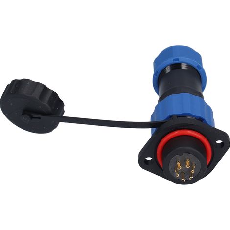 Wasserdichter Luftfahrt-Steckverbinder IP68 (männlich/weiblich), 6-polig, 250 V, 5 A, SP16-Flanschdichtung