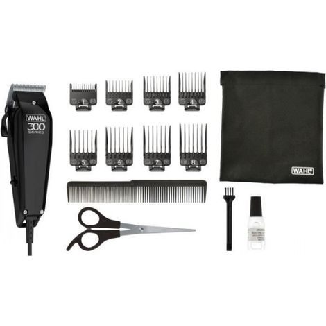 Tondeuse a Cheveux - WAHL - Home Pro 300 - Affûtage automatique de la lame - moteur puissant (1/2)