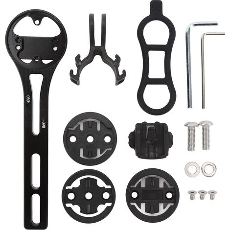 Fahrradcomputerhalterung aus Aluminiumlegierung, Adapterset mit Kamera- und Lichthalterung (1/5)