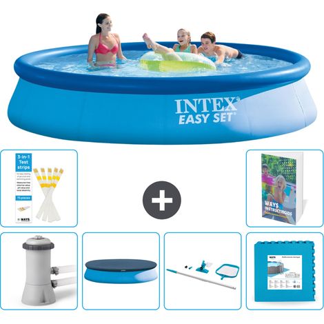 Easy Set Pool Rund - 396x84 cm - 7-teilig  S191 (1/5)