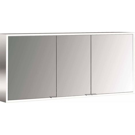 emco prime Armario con espejo iluminado, 1400 mm, 3 puertas, con