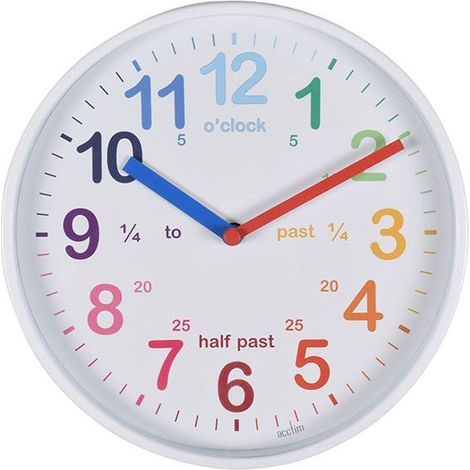 Acctim Wickford Kids Wall Clock White (1/2)
