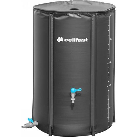 Depósito plegable recolector de agua de lluvia, 250 l, ø60 x 90 cm (1/5)
