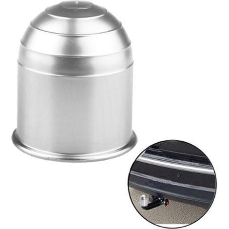 Sfera di traino  Attacco per sfera di traino automatica  Copertura per sfera di traino per gancio di traino per roulotte, protezione per sfera di traino, attacco per gancio di traino, tappo color arge