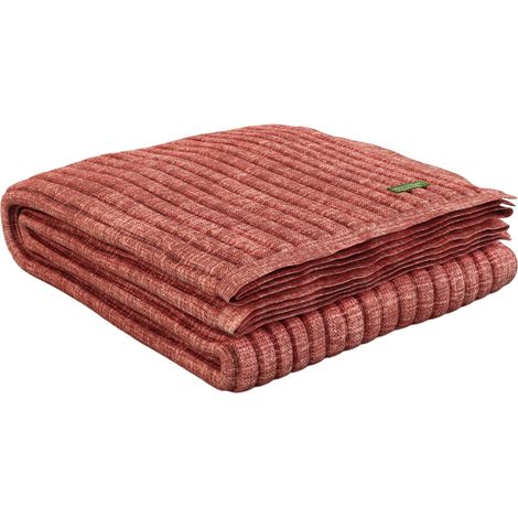 BENETTON Manta de 140x190 cm - 900 GR 100% Acrilico - FRUITS BE (1/5)