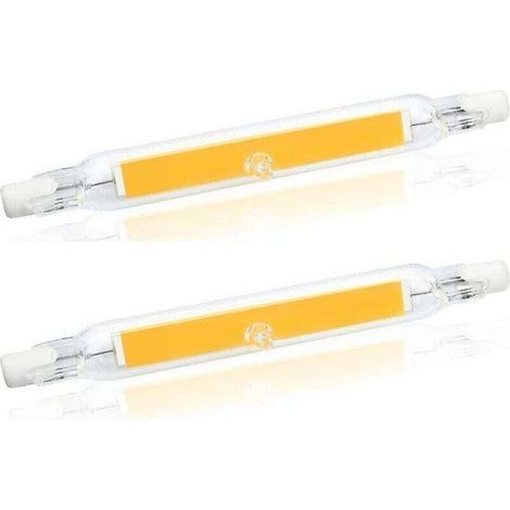 R7s 78mm LED-Lampe, 5W, warmweiß 3000K, linearer COB, ersetzt 40W und 50W Halogenlampen, 2er-Pack. (1/4)