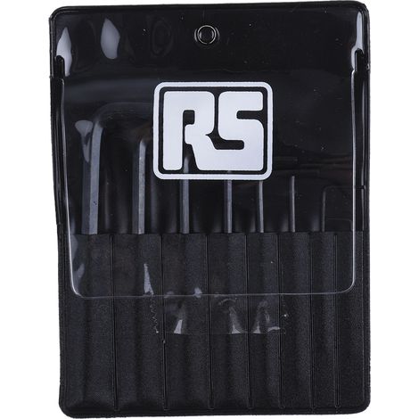 Jeu de clés Allen en L RS PRO 0.28 in, 0.35 in, 0.5 in, 1/16 in, 1/8 in, 3/32 in, 5/32 in, 5/64pouce Impérial Hexagonal ( Prix pour 1 Jeu ) (1/3)
