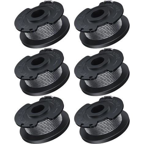 Ø1,6 mm-5m de Longueur Fil Coupe Bordure Compatible avec Bosch Convient pour Coupe-Bordures Sans fil EasyGrassCut,Contient 6 Pièces F016800569 Bobine Coupe Bordure (1/4)