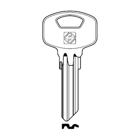 Chiave Piatta Yale YA89SM Silca Acciaio Nichelato 10 Pezzi
