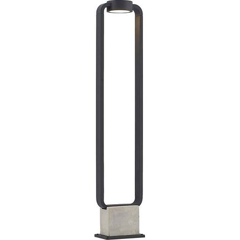 [GEBRAUCHT] B-Ware Lucande Wegeleuchte Gartenleuchte Belna LED Pollerleuchte anthrazit 100cm IP65 (1/2)