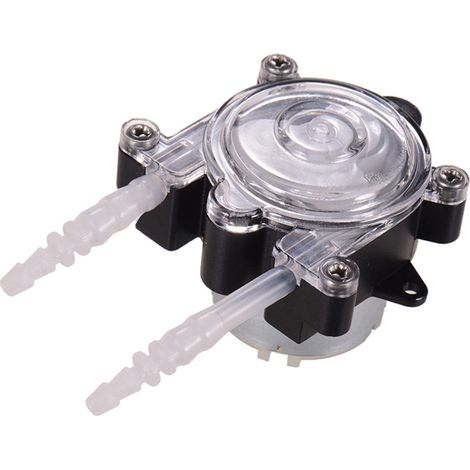 Pompe doseuse péristaltique GROTHEN DC 6V DIY, mini tête de dosage, fonction auto-amorçante, débit élevé 150 ml/min pour aquarium, laboratoire et analyse d'eau. (1/5)