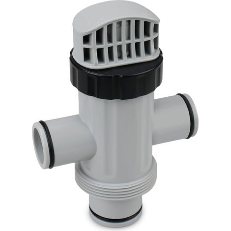 Valve d'aspiration à double fente compatible 11872 pour piscines hors sol Intex - Pièce de rechange, accessoire de raccordement et d'entretien de la pompe. (1/5)