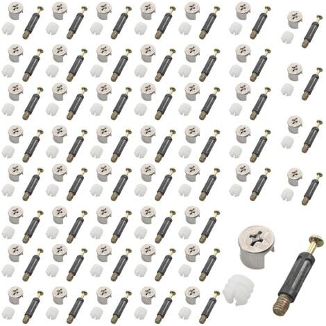 6 pièces Raccords à embout, 6 mm 2 voies droites en acier inoxydable 304 Raccord à embout avec 12 pinces (1/5)