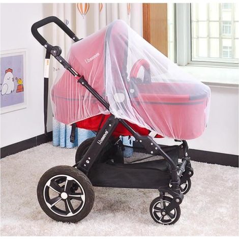 Moustiquaire Poussette Universelle, Moustiquaire Lit Bebe, Mini Moustiquaire Portable pour Couffins, Berceaux, yd (1/4)