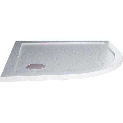 Piatto Doccia Semicircolare 90x90 cm in Acrilico Fosterberg Floret 4 Bianco (1/5)