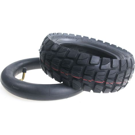 Accessoires pour pneus de trottinette électrique TUOVT 25580 - Pneus intérieurs et extérieurs élargis et épaissis pour une meilleure adhérence et une résistance accrue à l'usure - Pneus de rechange