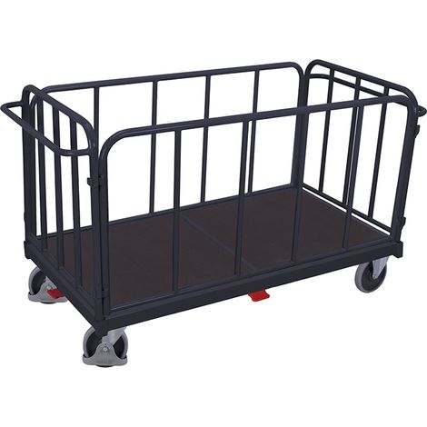 VarioFit Vierwandwagen mit senkrechten Streben RAL 7016 (1/2)