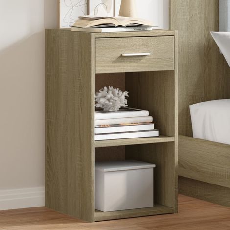 vidaXL Comodini 2 pz Rovere Sonoma 35x34x65 cm in Legno Multistrato