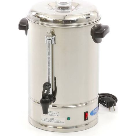 Percolateur à Café - 10 L - 80 Tasses - Filtre à Café Amovible - Maxima