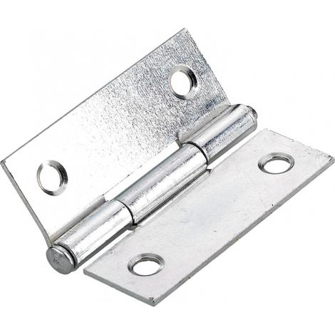 Set di 2 cerniere universali in acciaio per mobili, L.36 x P.45 mm HETTICH