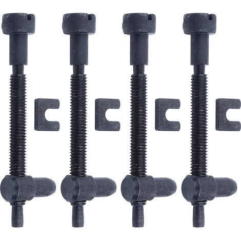 Lot de 4 vis tendeur de chaîne pour tronçonneuses Husqvarna 61 66 266 268 272 281 288 162 181 281XP Remplace 501537101 (1/5)