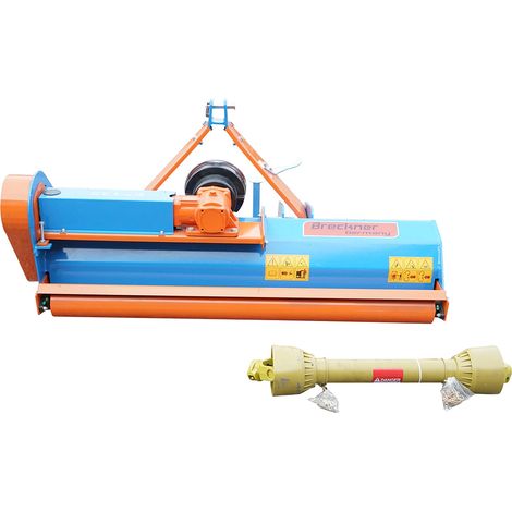 Trinciatrice EF135 per trattore 25–35 CV con cardano incluso, PTO 540 giri/min Trinciaerba